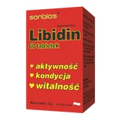 Suplementy diety - Sanbios SANBIOS Libidin 500mg. 60tabl. 5908230845116 - miniaturka - grafika 1