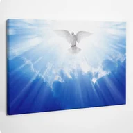 Ikony i obrazy sakralne - Ducha Święty biała gołębica - obraz polycanvas, 60x40 - miniaturka - grafika 1
