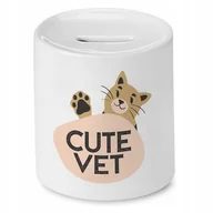 Skarbonki - SKARBONKA DLA WETERYNARZA CUTE VET PREZENT z Nadrukiem ze Zdjęciem - miniaturka - grafika 1