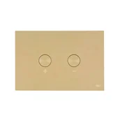 Przyciski spłukujące - Przycisk spłukujący do stelaża pneumatyczny Blink Złoty Oli - miniaturka - grafika 1