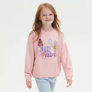 Reserved - Bawełniana bluza L.O.L. Surprise - Różowy - Bluzki dla dziewczynek - miniaturka - grafika 1
