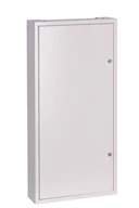 Rozdzielnie elektryczne - Sabaj System Rozdzielnica modułowa natynkowa 90 modułów IP30 440x905x132 Biała z zamkiem NRPSM 90 5X18 Z - miniaturka - grafika 1