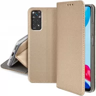 Etui i futerały do telefonów - OEM Kabura Smart Case Book do Xiaomi Redmi Note 11 / 11s Złoty - miniaturka - grafika 1
