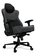 Fotele i krzesła biurowe - Fotel komputerowy biurowy YUMISU 2052 Magnetic Tkanina Gray Black - miniaturka - grafika 1