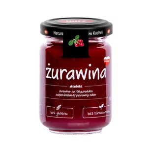 Hotz Żurawina HOTZ, 145g - Konfitury, marmolady, powidła - miniaturka - grafika 1
