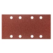 Materiały ścierne - Papier ścierny na rzep 93 x 185 mm, K80, 5 szt,, z otworami GRAPHITE - miniaturka - grafika 1