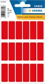 Etykiety do drukarek - HERMA 3652 etykiety wielofunkcyjne małe (12 x 34 mm, 5 arkuszy, papier, matowe) samoprzylepne, trwałe etykiety do gospodarstwa domowego do pisania ręcznego, 90 etykiet samoprzylepnych, czerwone - miniaturka - grafika 1