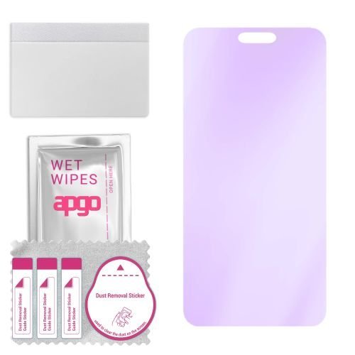 szkło ochronne na ekran Hybrydowe 9H z filtrem ANTI-BLUE zamiennik hartowanego do Umidigi G6 5G - apgo hybrid ANTI-BLUE Flexible Hybrid Glass nie...