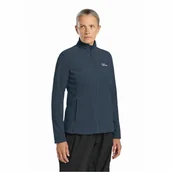 Bluzy damskie - Damska bluza polarowa Jack Wolfskin TAUNUS FZ W midnight sky - XS - miniaturka - grafika 1