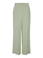 Spodnie damskie - VERO MODA Vmcarmen Hr Wide Pull-on Pant Noos spodnie damskie, Reseda, XXL / 30L - miniaturka - grafika 1