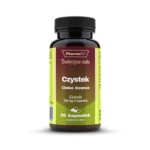 Pharmovit Czystek w kapsułkach 90 sztuk - Suplementy naturalne - miniaturka - grafika 1