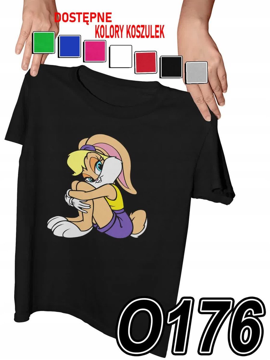 Koszulka Dziecięca Z Nadrukiem Lola Królik Bugs Kreskówki - M 134-140