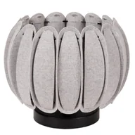 Lampy stojące - Lampa stołowa z filcu Spencer 34545/81/36 Lucide szara - miniaturka - grafika 1