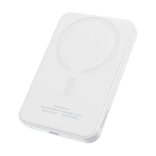 Baseus Magnetyczny mini powerbank 5000mAh 20W biały - Powerbanki - miniaturka - grafika 6