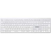 Klawiatury - A4Tech FBX50C, CZ/SK layout (FBX50C-WH) Biała - miniaturka - grafika 1