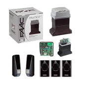 Zestawy do bram - FAAC Zestaw PRATICO 746 230V do bram przesuwnych do 600 kg - miniaturka - grafika 1