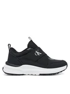 Buty dla chłopców - Calvin Klein Sneakersy Low Cut Sneaker V3X9-83172-1845 S Czarny - miniaturka - grafika 1