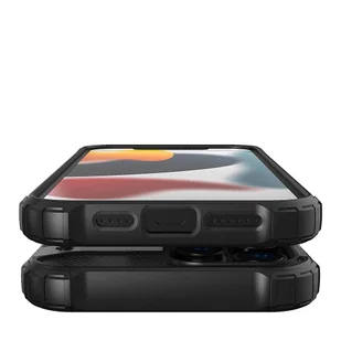 Hybrid Armor etui iPhone 14 Pro Max pancerny hybrydowy pokrowiec czarny - Etui i futerały do telefonów - miniaturka - grafika 8