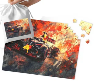 PUZZLE - FORMUŁA 1 F1 SUPER WZORY 120el + WORECZEK - Puzzle - miniaturka - grafika 1