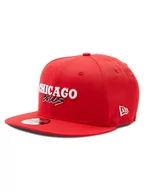 Czapki i chusty sportowe męskie - New Era Czapka z daszkiem 9Fifty Chicago Bulls Script Team 60285205 Czerwony - miniaturka - grafika 1