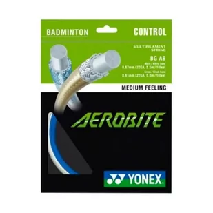 Naciąg Do Badmintona Hybrydowy Yonex Bg Aerobite Biało/Niebieski - Badminton - miniaturka - grafika 1