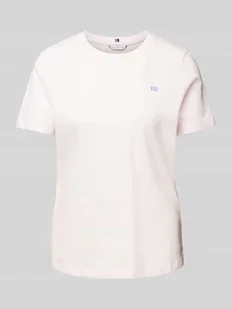 T-shirt z czystej bawełny - Koszulki i topy damskie - miniaturka - grafika 1