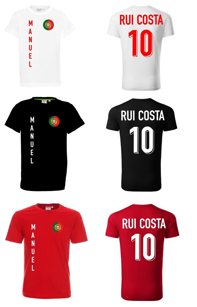Koszulka Portugalia MANUEL RUI COSTA 10 Jr
