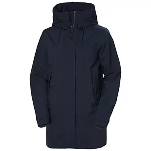Helly Hansen W Victoria Mid Length płaszcz przeciwdeszczowy XS granatowy - Płaszcze damskie - miniaturka - grafika 1