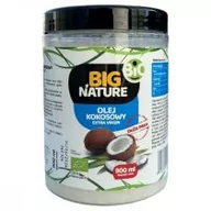 Olej spożywczy - Big Nature Olej kokosowy extra virgin tłoczony na zimno zestaw 2 x 900 ml Bio - miniaturka - grafika 1