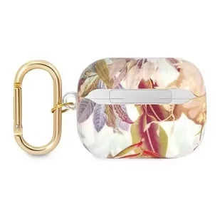 Guess GUAPHHFLU AirPods Pro cover fioletowy/purple Flower Strap Collection - Akcesoria do słuchawek - miniaturka - grafika 2