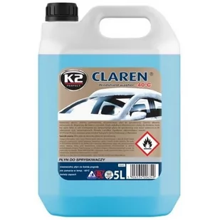 K2 Zimowy płyn do spryskiwaczy -40°C (5 litrów) Claren K2K645 - Płyny eksploatacyjne do aut - miniaturka - grafika 1