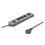 Listwy zasilające - QOLTEC Listwa antyprzepięciowa Quick Switch 4 Gniazda 1.5 (50163) - miniaturka - grafika 1