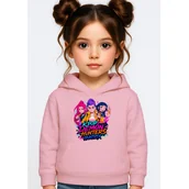 Bluzy dla dziewczynek - BLUZA DZIECIĘCA KPOP DEMON HUNTERS HUNTRIX 134-140 Z KAPTUREM BAWEŁNIANA - miniaturka - grafika 1