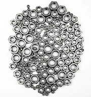 Śruby i nakrętki - M2 NAKRĘTKA SZEŚCIOKĄTNA NIERDZEWNA A2 934 (100) - miniaturka - grafika 1