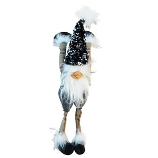 Figurka tekstylna Skrzat siedzący 46 cm - Ozdoby bożonarodzeniowe - miniaturka - grafika 1