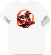 Koszulki i topy damskie - Koszulka damska biała z motywem Zac Brown Band L - miniaturka - grafika 1