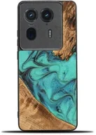 Etui i futerały do telefonów - Bewood Drewniane etui do Motorola Edge 50 Ultra, Unique Turquoise - miniaturka - grafika 1