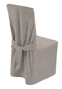 Dekoria Sukienka na krzesło beżowo-szary 45 × 94 cm Etna 580-705-09 - Pokrowce na meble - miniaturka - grafika 1