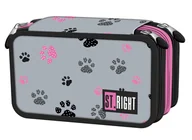 Piórniki - Piórnik 2-komorowy z wyposażeniem PC5 Paws - ST-Majewski - miniaturka - grafika 1