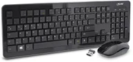 Zestawy myszka + klawiatura - InLine ® Keyboard & Mouse Set USB 2.4G wireless układ max. 1600dpi black 55368A - miniaturka - grafika 1