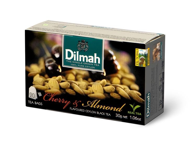 Herbata Cherry Almond Czarna Dilmah 20 Torebek