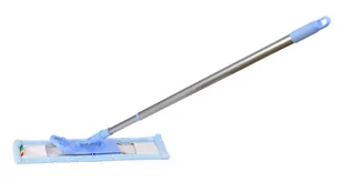 Koko Home - Mop Płaski Kij Teleskopowy - Microfibra + Niebieski - 120 Cm - Miotły, szufle, mopy - miniaturka - grafika 1