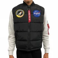 Odzież taktyczna i umundurowanie - Kamizelka Alpha Industries NASA 118124 03 - Czarna - miniaturka - grafika 1