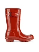 Kalosze damskie - Hunter Kalosze WFS1000RGL Czerwony - miniaturka - grafika 1