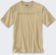 Koszulki męskie - Koszulka Carhartt Dearborn Relaxed Logo Beach - miniaturka - grafika 1