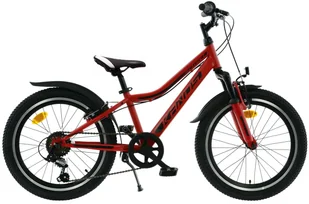 Rower 20 Kands SMART AM czerwony mat rama 12" - Rowery - miniaturka - grafika 1