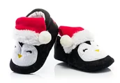 Buty dla dziewczynek - Buciki świąteczne dla niemowlaka prezent 0-6 m. - miniaturka - grafika 1