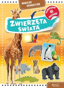 ZWIERZĘTA ŚWIATA NAKLEJKI EDUKACYJNE LETNIA WYPRZEDAŻ DO 80% - Książki edukacyjne - miniaturka - grafika 1