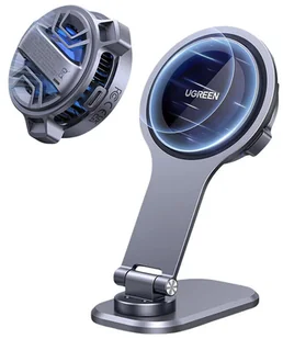 Uchwyt magnetyczny z ładowarką indukcyjną do samochodu Tesla Ugreen CD380 Czarny - Uchwyty samochodowe do telefonów - miniaturka - grafika 1