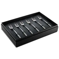 Miski i półmiski - Mepra-zestaw widelczyków do ciast 6el.gift oro ner kod: 107544615ON - miniaturka - grafika 1